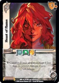 Heart of Flame - World of Indines - UniVersus card