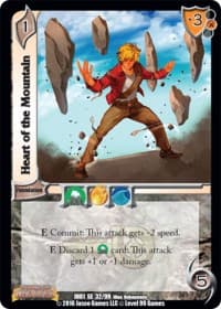 Heart of the Mountain - World of Indines - UniVersus card