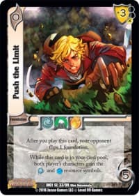 Push the Limit - World of Indines - UniVersus card