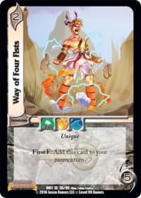 Way of Four Fists - World of Indines - UniVersus card
