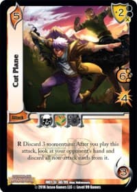 Cut Plane - World of Indines - UniVersus card