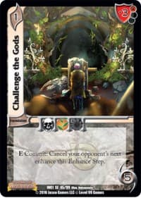 Challenge the Gods - World of Indines - UniVersus card