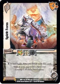 Spirit Form - World of Indines - UniVersus card