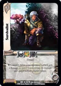 Survivalist - World of Indines - UniVersus card