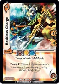 Reckless Charge - World of Indines - UniVersus card