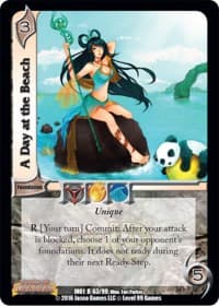 A Day at the Beach - World of Indines - UniVersus card