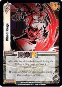 Blind Rage - World of Indines - UniVersus card
