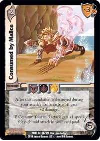 Consumed by Malice - World of Indines - UniVersus card