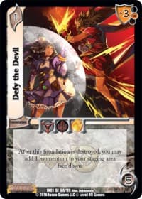 Defy the Devil - World of Indines - UniVersus card