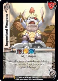 Improvised Weapons - World of Indines - UniVersus card