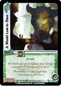 A World Lost to Time - World of Indines - UniVersus card