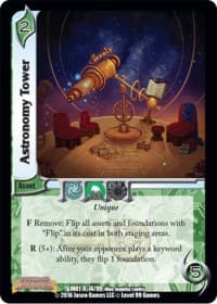 Astronomy Tower - World of Indines - UniVersus card