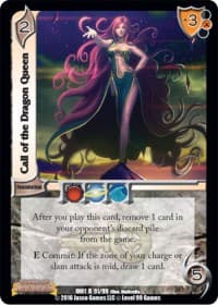 Call of the Dragon Queen - World of Indines - UniVersus card