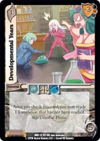 Developmental Years - World of Indines - UniVersus card