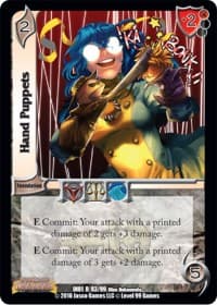 Hand Puppets - World of Indines - UniVersus card