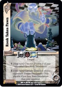 Rook Takes Pawn - World of Indines - UniVersus card
