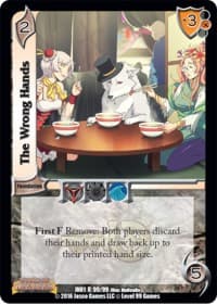 The Wrong Hands - World of Indines - UniVersus card