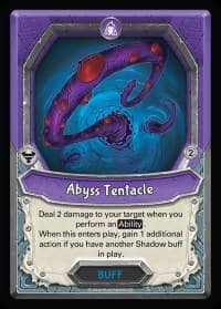 Abyss Tentacle (Unclaimed) - Mythical - Lightseekers TCG card