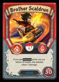 Brother Scaldrun (Unclaimed) - Mythical - Lightseekers TCG card