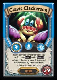 Claws Clackerson (Unclaimed) - Mythical - Lightseekers TCG card