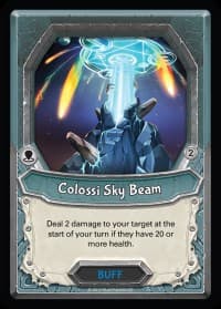 Colossi Sky Beam (Claimed) - Mythical - Lightseekers TCG card
