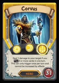 Corvus (Claimed) - Mythical - Lightseekers TCG card