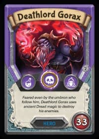 Deathlord Gorax (Unclaimed) - Mythical - Lightseekers TCG card
