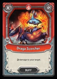 Draga Scorcher (Claimed) - Mythical - Lightseekers TCG card