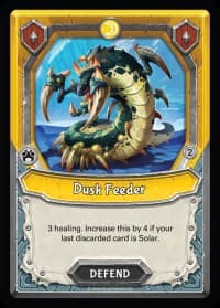 Dusk Feeder (Claimed) - Mythical - Lightseekers TCG card
