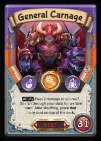 General Carnage (Claimed) - Mythical - Lightseekers TCG card
