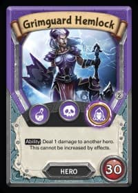 Grimguard Hemlock (Unclaimed) - Mythical - Lightseekers TCG card
