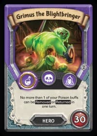 Grimus the Blightbringer (Claimed) - Mythical - Lightseekers TCG card