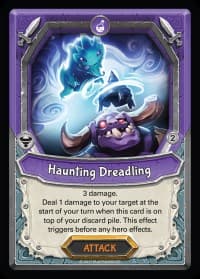 Haunting Dreadling (Unclaimed) - Mythical - Lightseekers TCG card