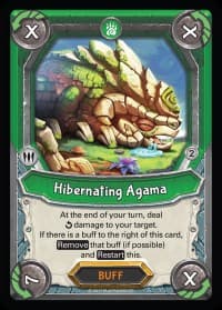Hibernating Agama (Claimed) - Mythical - Lightseekers TCG card