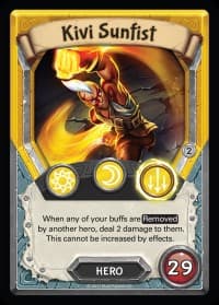 Kivi Sunfist (Claimed) - Mythical - Lightseekers TCG card