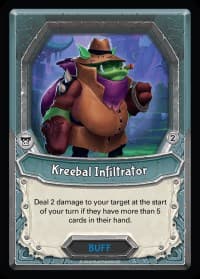 Kreebal Infiltrator (Unclaimed) - Mythical - Lightseekers TCG card