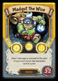 Madgut the Wise (Claimed) - Mythical - Lightseekers TCG card