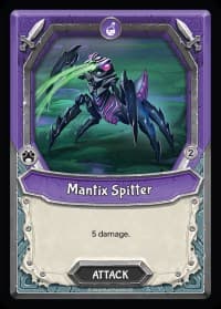 Mantix Spitter (Claimed) - Mythical - Lightseekers TCG card
