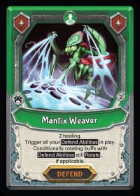 Mantix Weaver (Claimed) - Mythical - Lightseekers TCG card