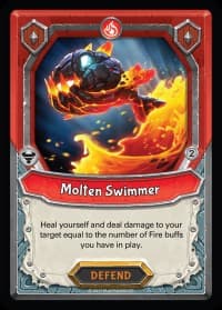 Molten Swimmer (Claimed) - Mythical - Lightseekers TCG card