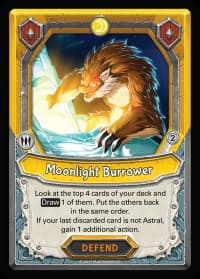Moonlight Burrower (Unclaimed) - Mythical - Lightseekers TCG card