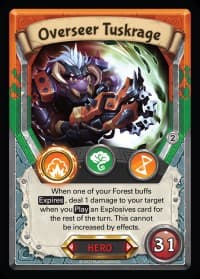 Overseer Tuskrage (Claimed) - Mythical - Lightseekers TCG card