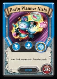 Party Planner Nishi (Unclaimed) - Mythical - Lightseekers TCG card