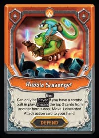 Rubble Scavenger (Claimed) - Mythical - Lightseekers TCG card