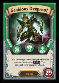 Scabious Deeproot (Unclaimed) - Mythical - Lightseekers TCG card