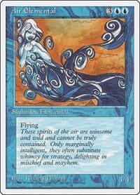Air Elemental - Fourth Edition - Magic: The Gathering card