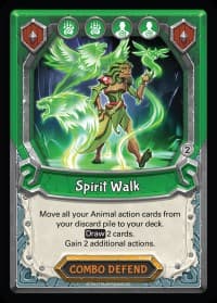 Spirit Walk (Claimed) - Mythical - Lightseekers TCG card