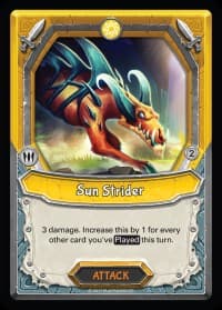 Sun Strider (Unclaimed) - Mythical - Lightseekers TCG card