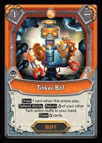 Tinker Bot (Claimed) - Mythical - Lightseekers TCG card