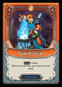 Tyrax Historian (Claimed) - Mythical - Lightseekers TCG card